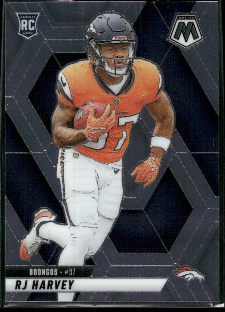 RJ Harvey 2025 Mosaic Football card