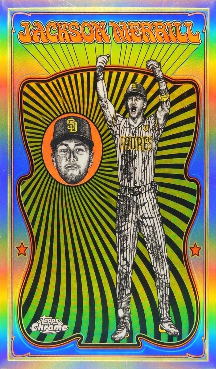 2025 Topps Chrome Ultra Violet All Stars Jackson Merrill #UV-7 card