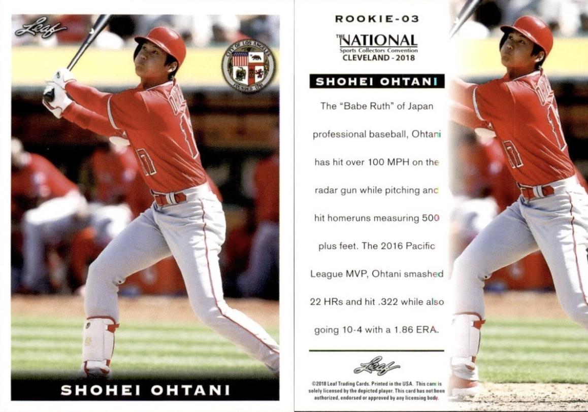 2018 Shohei Ohtani #Rookie-03