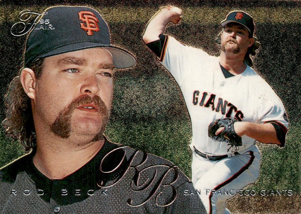 1995 Flair Rod Beck #206 card