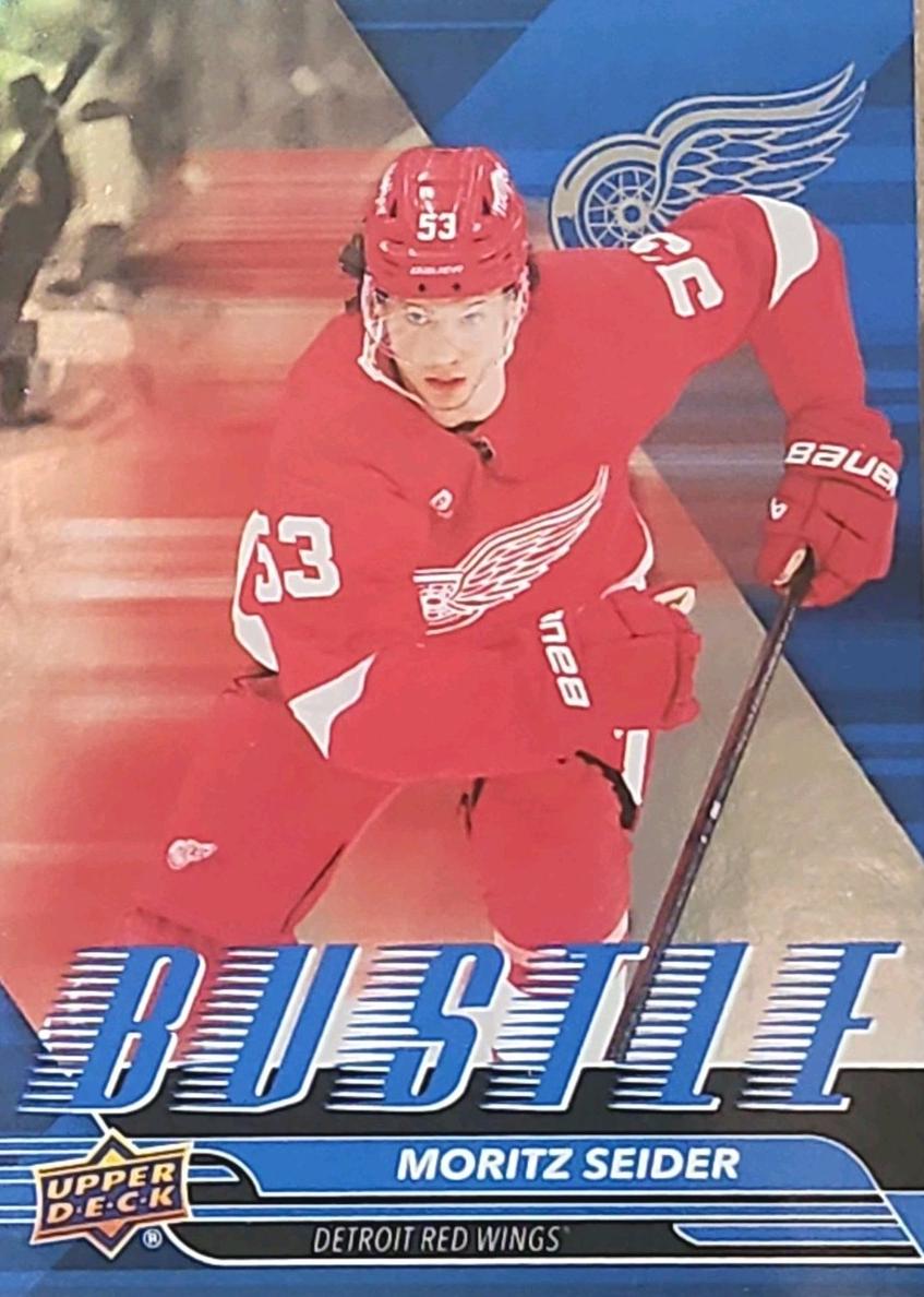 2025 Upper Deck Moritz Seider [Red] #B-18 card