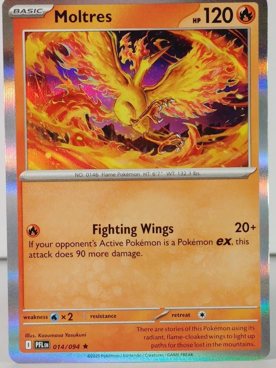 Moltres 2025 Pokemon Mega Evolution Phantasmal Flames