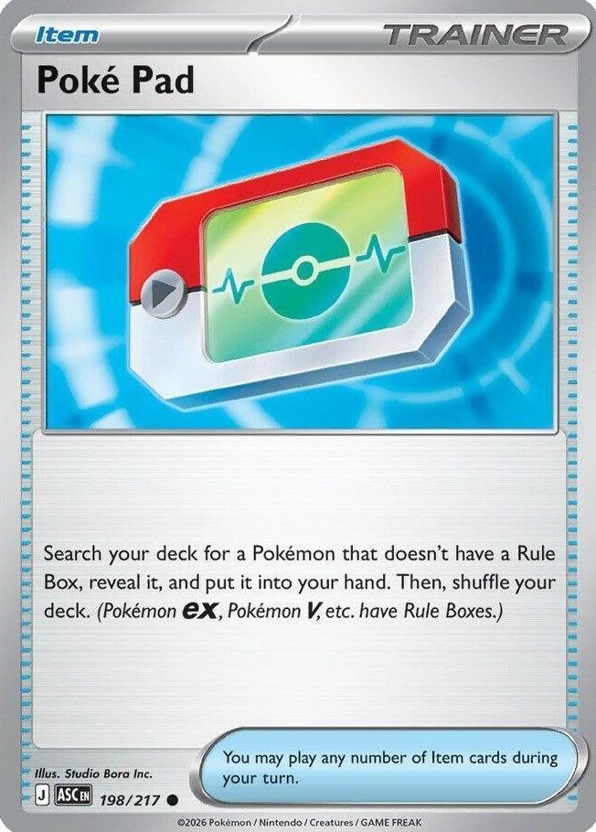 Poke Pad 2026 Pokemon Mega Evolution Ascended Heroes