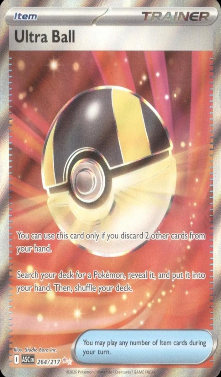Ultra Ball 2026 Pokemon Mega Evolution Ascended Heroes