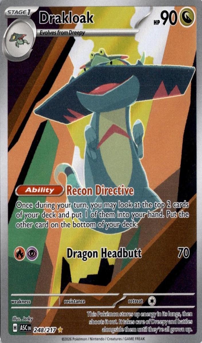Drakloak 2026 Pokemon Mega Evolution Ascended Heroes