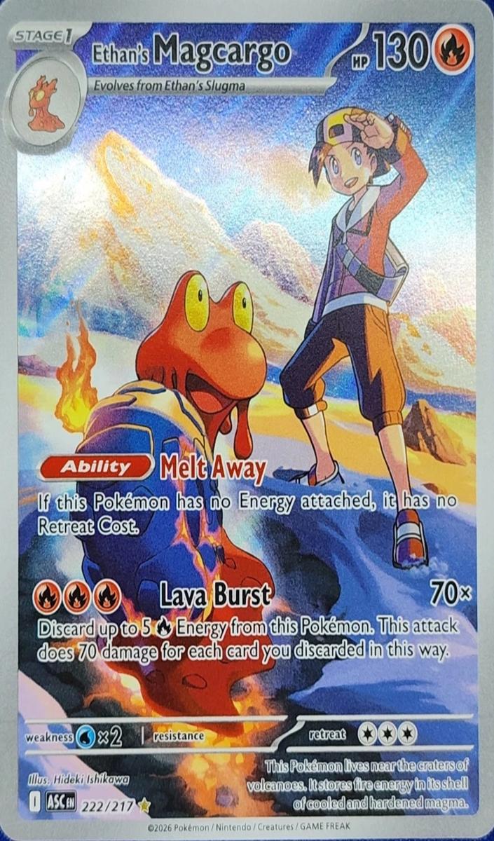 Ethan's Magcargo 2026 Pokemon Mega Evolution Ascended Heroes