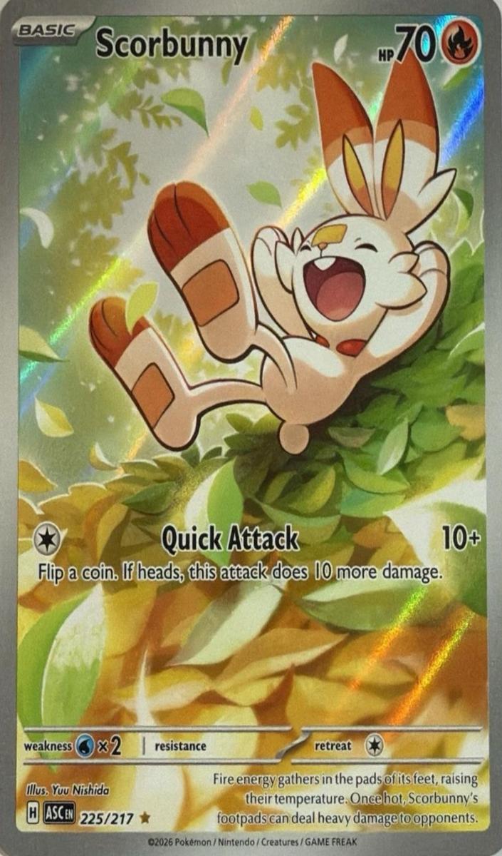 Scorbunny 2026 Pokemon Mega Evolution Ascended Heroes