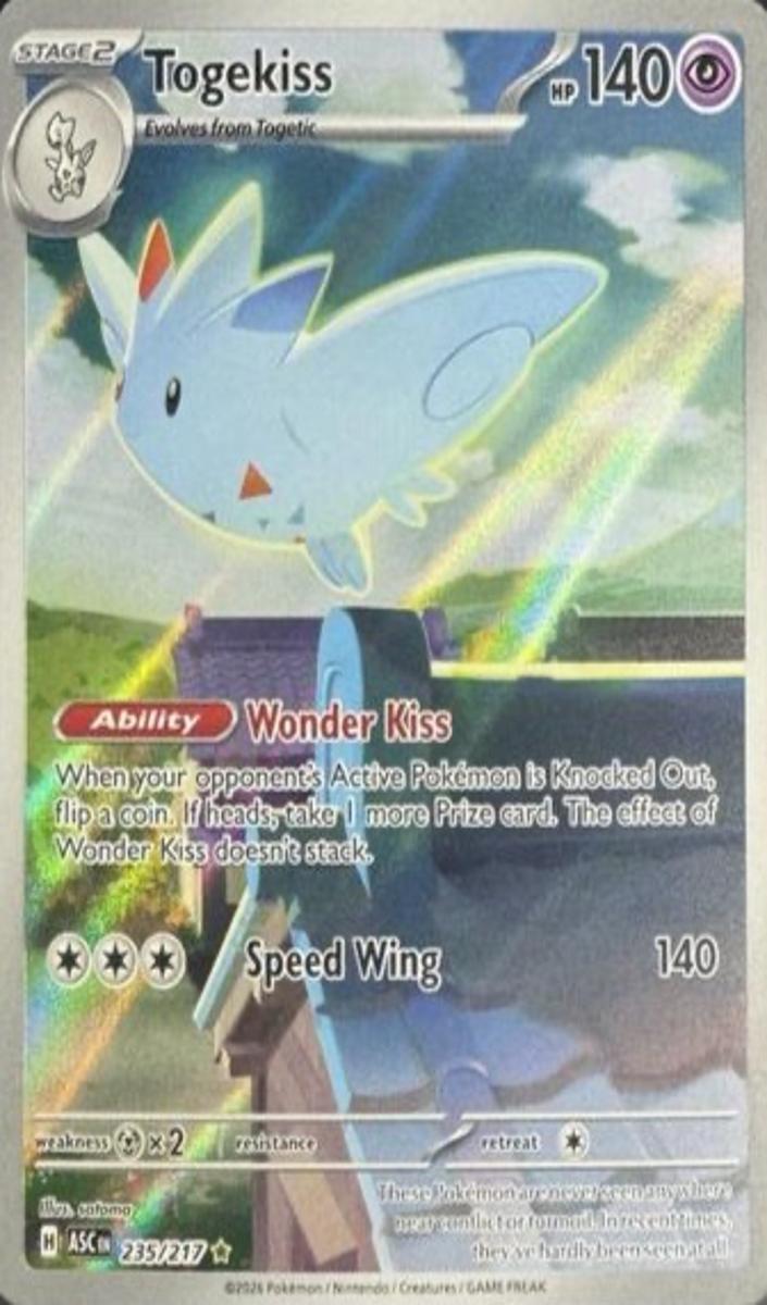 Togekiss 2026 Pokemon Mega Evolution Ascended Heroes