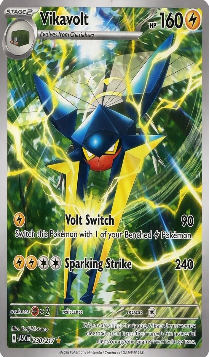 Vikavolt 2026 Pokemon Mega Evolution Ascended Heroes