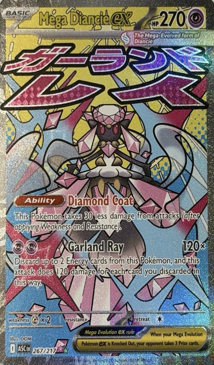 2026 Pokemon MEGA ATTACK RARE #267 Diancie front