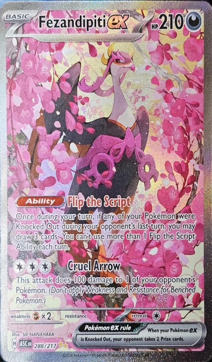 Fezandipiti EX 2026 Pokemon Mega Evolution Ascended Heroes