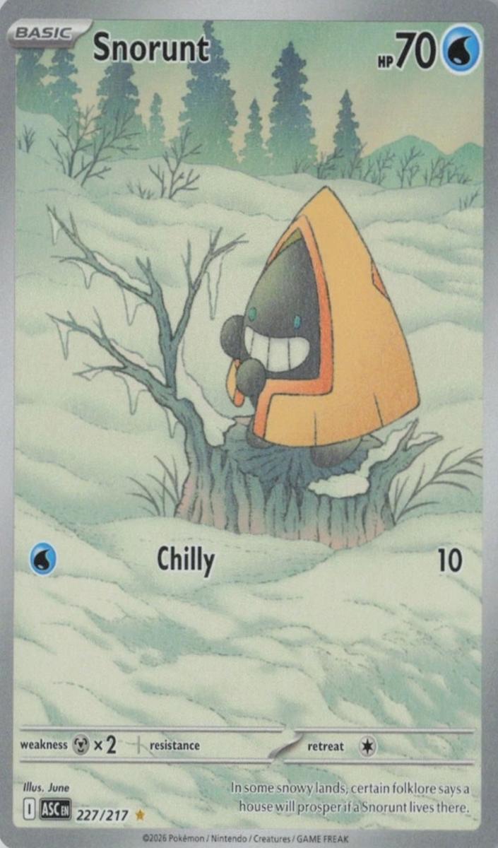 Snorunt 2026 Pokemon Mega Evolution Ascended Heroes
