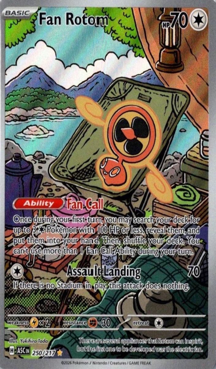 Fan Rotom 2026 Pokemon Mega Evolution Ascended Heroes