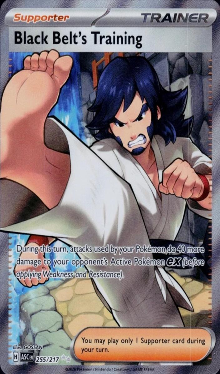Black Belt's Training 2026 Pokemon Mega Evolution Ascended Heroes