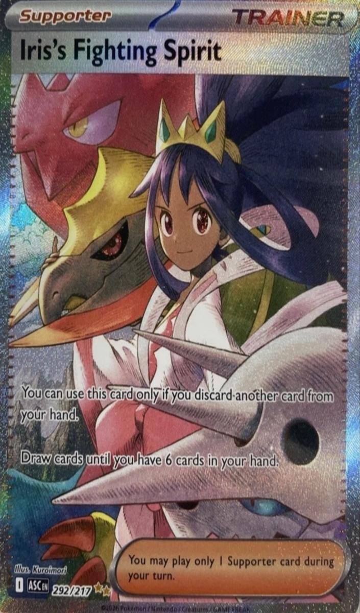 Iris's Fighting Spirit 2026 Pokemon Mega Evolution Ascended Heroes