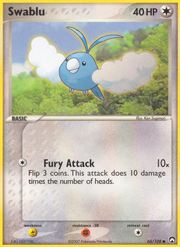 Swablu 2007 Pokemon EX Power Keepers