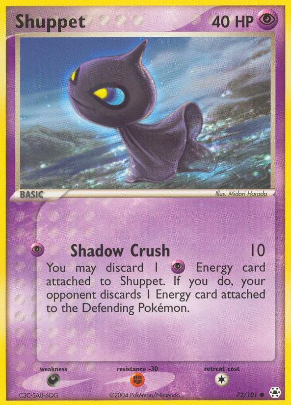 Shuppet 2004 Pokemon EX Hidden Legends