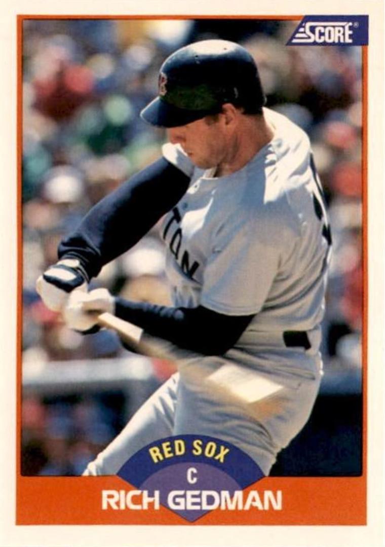 1989 Rich Gedman #345