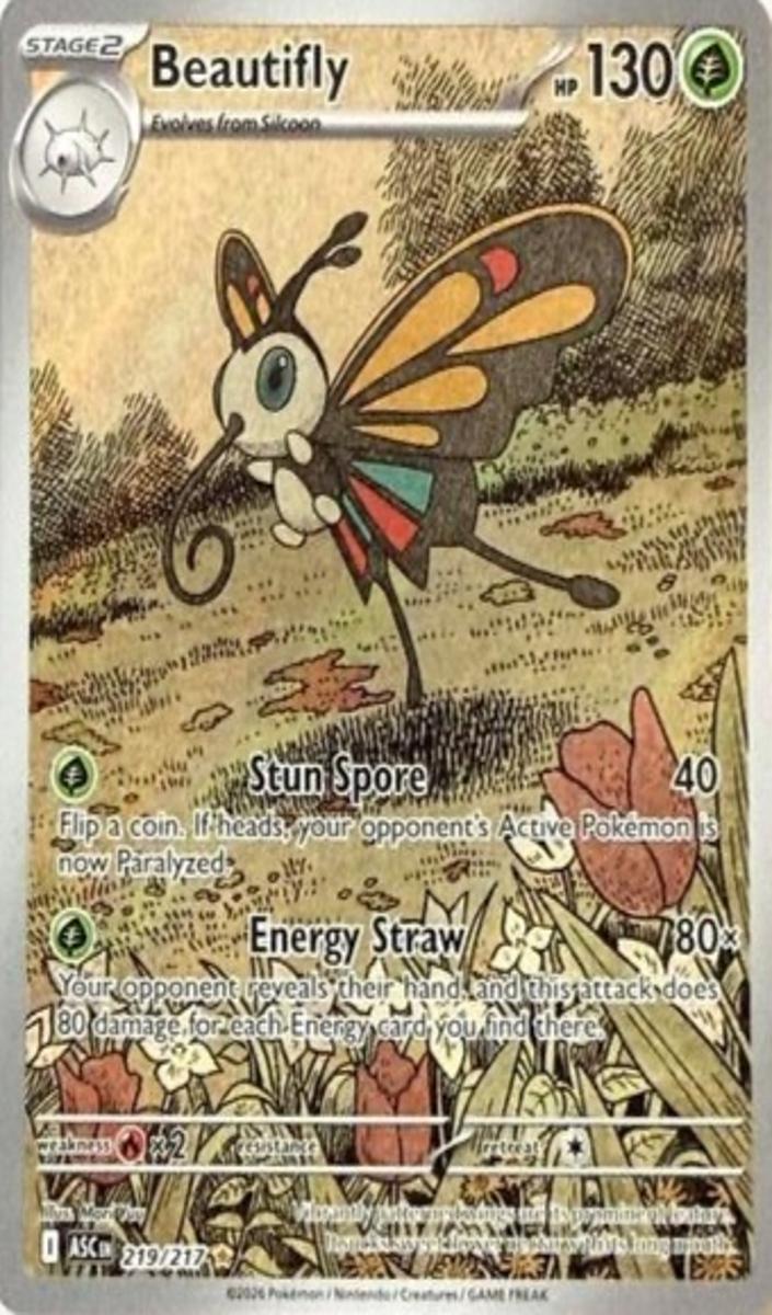 Beautifly 2026 Pokemon Mega Evolution Ascended Heroes