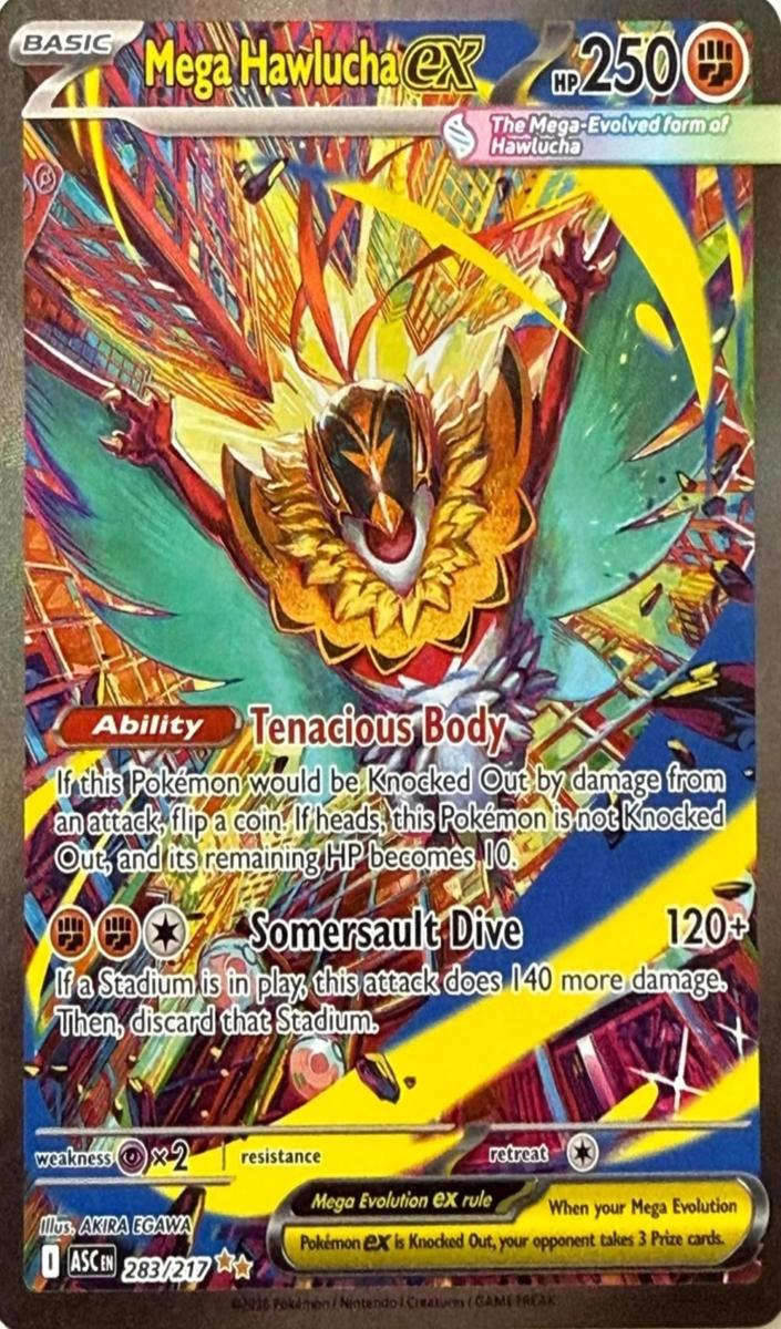 Mega Hawlucha EX 2026 Pokemon Mega Evolution Ascended Heroes