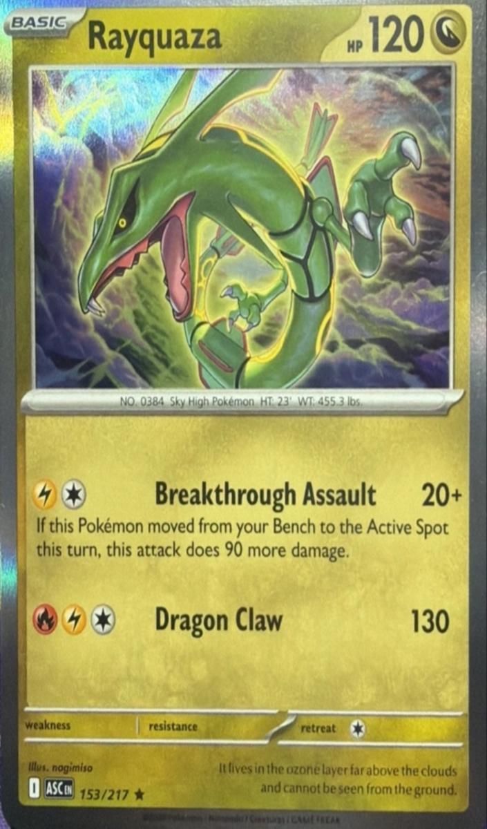 Rayquaza 2026 Pokemon Mega Evolution Ascended Heroes