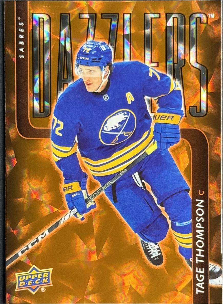2025 Upper Deck Tage Thompson [Orange] #DZ-15 card