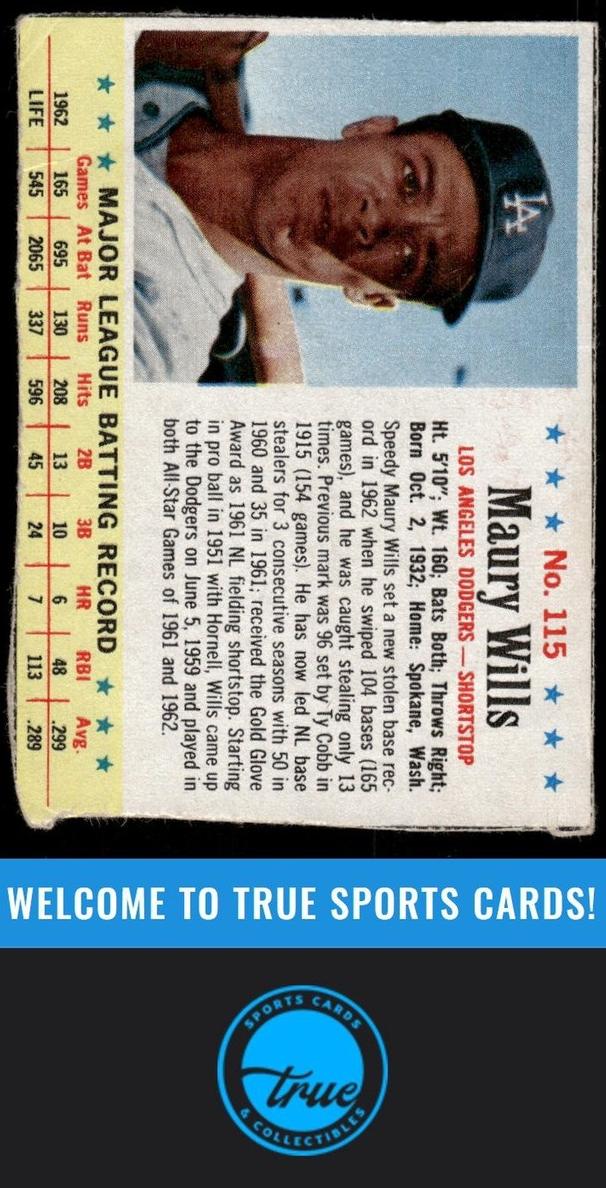 1963 Maury Wills #115