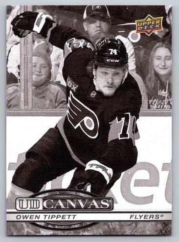 2025 Upper Deck Owen Tippett [Black and White] #C-49 card