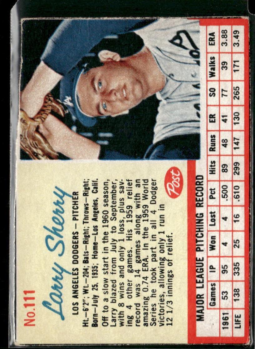 1962 Larry Sherry #111