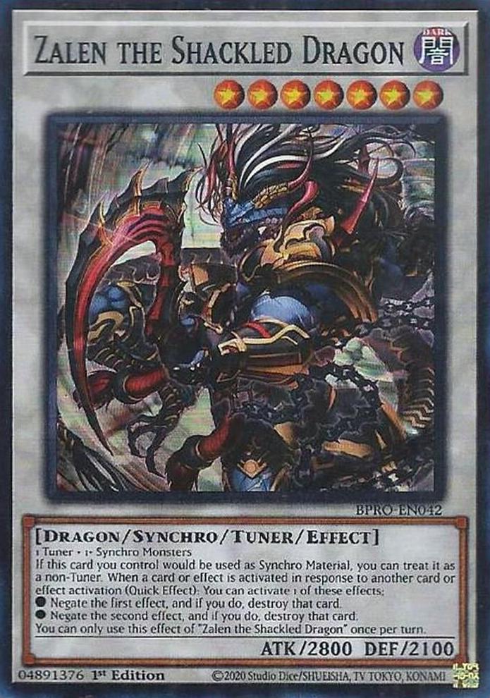 Zalen the Shackled Dragon - 2026 Yu-Gi-Oh! Burst Protocol