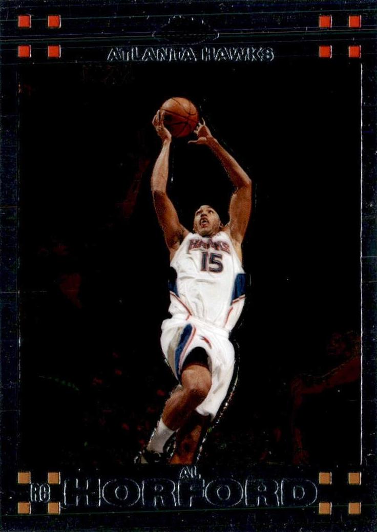2007 Topps Chrome Al Horford #160 card