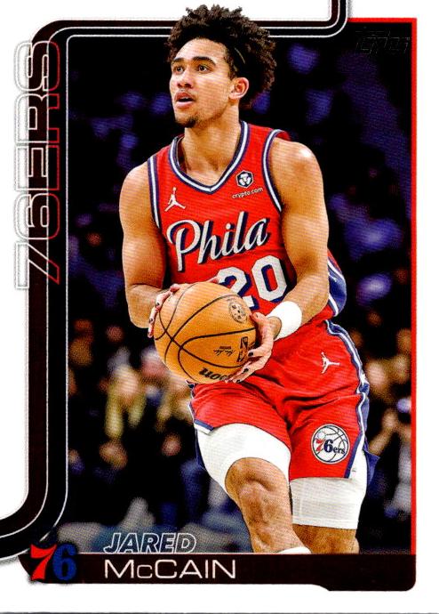 Jared McCain 2025 Topps Basketball card