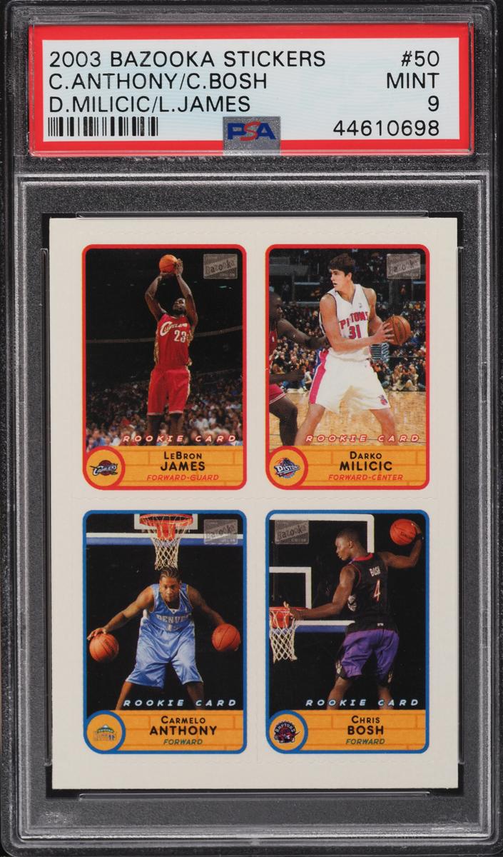 2003 Topps Bazooka LeBron James #50 card