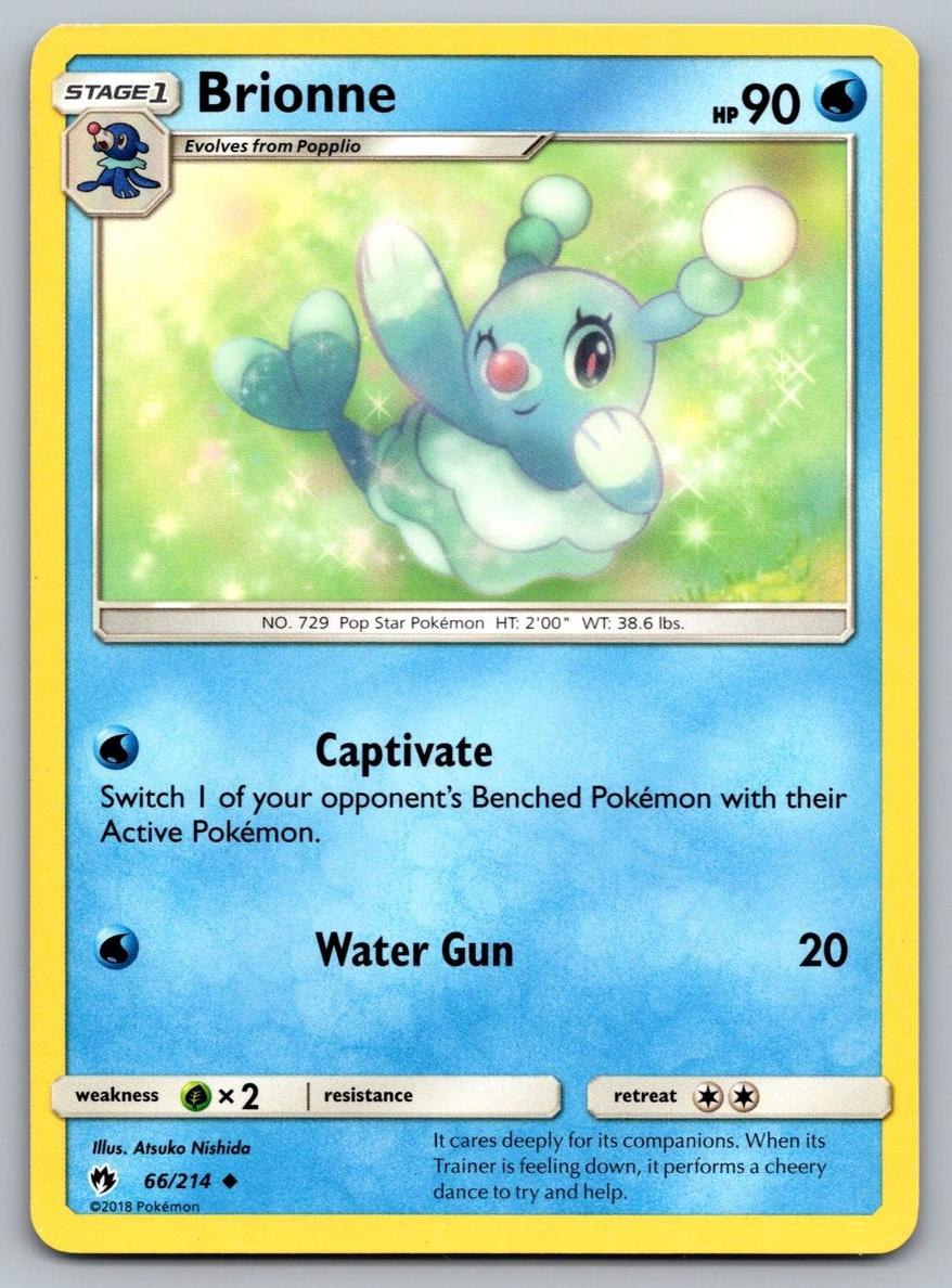 Brionne 2018 Pokemon Sun & Moon Lost Thunder