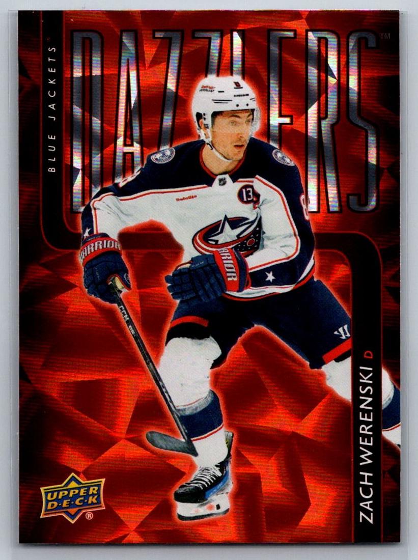 2025 Upper Deck Zach Werenski [Orange] #DZ-12 card