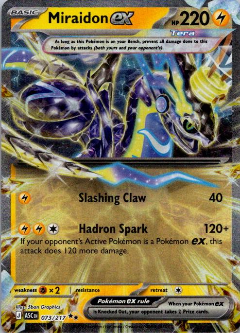 Miraidon EX 2026 Pokemon Mega Evolution Ascended Heroes