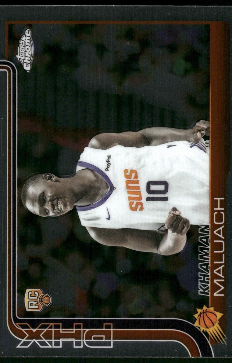 Khaman Maluach 2025-26 Topps Chrome Basketball card