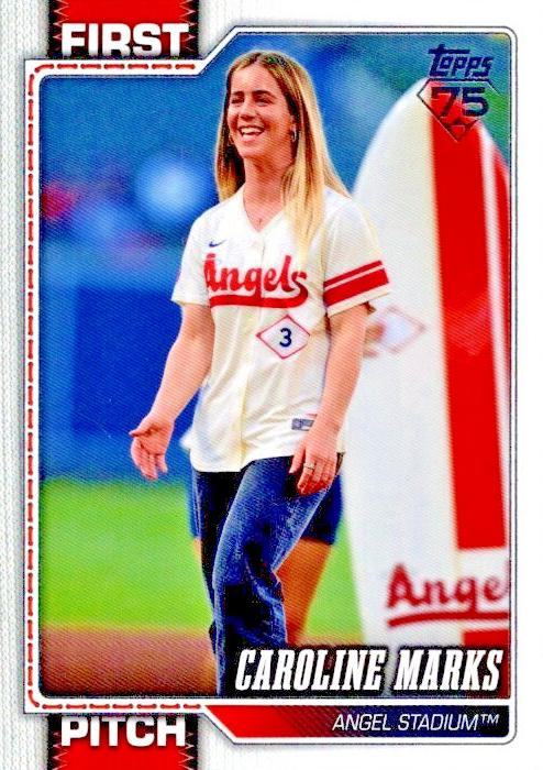 Caroline Marks 2026 Topps Baseball card
