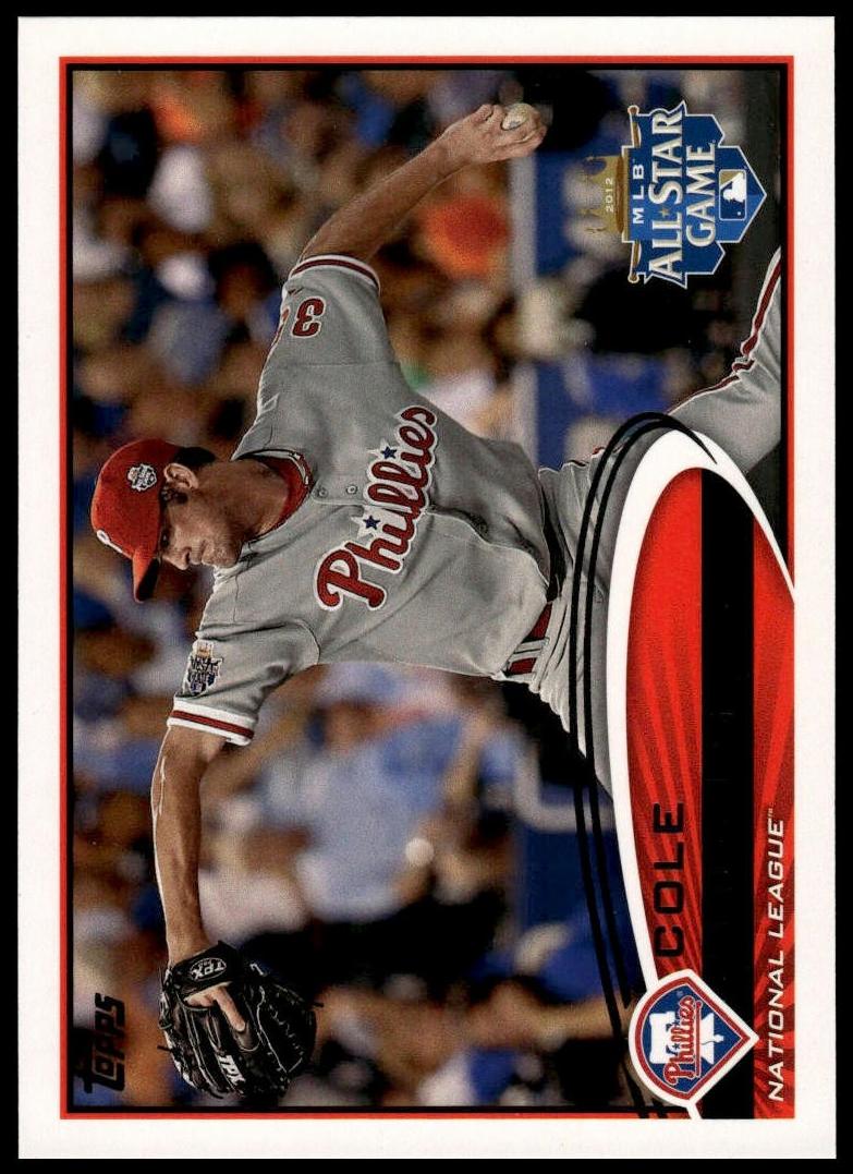 2012 Topps Update Cole Hamels #US206 card
