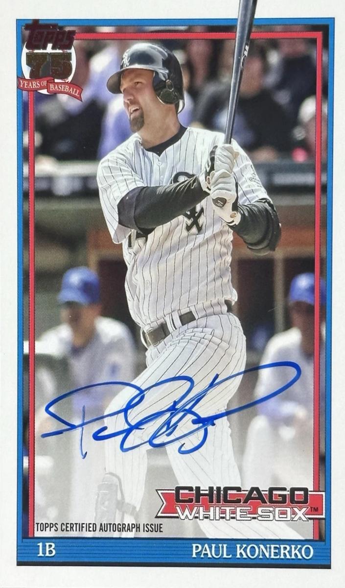 Paul Konerko 2026 Topps 1991 Topps Baseball Autographs Baseball