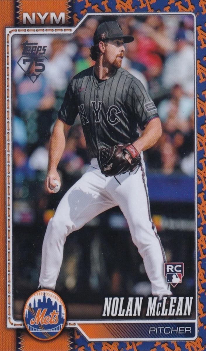 Nolan McLean 2026 Topps Baseball card