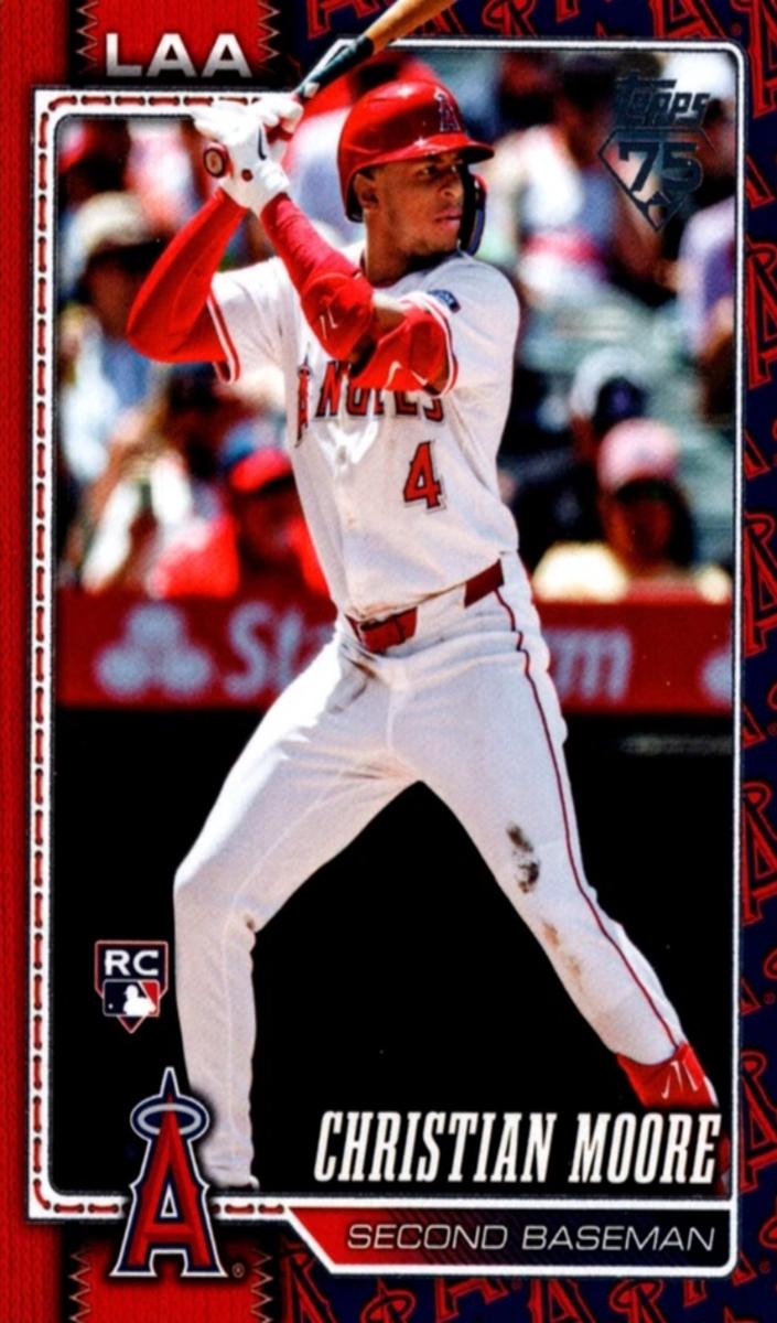 Christian Moore 2026 Topps Baseball card