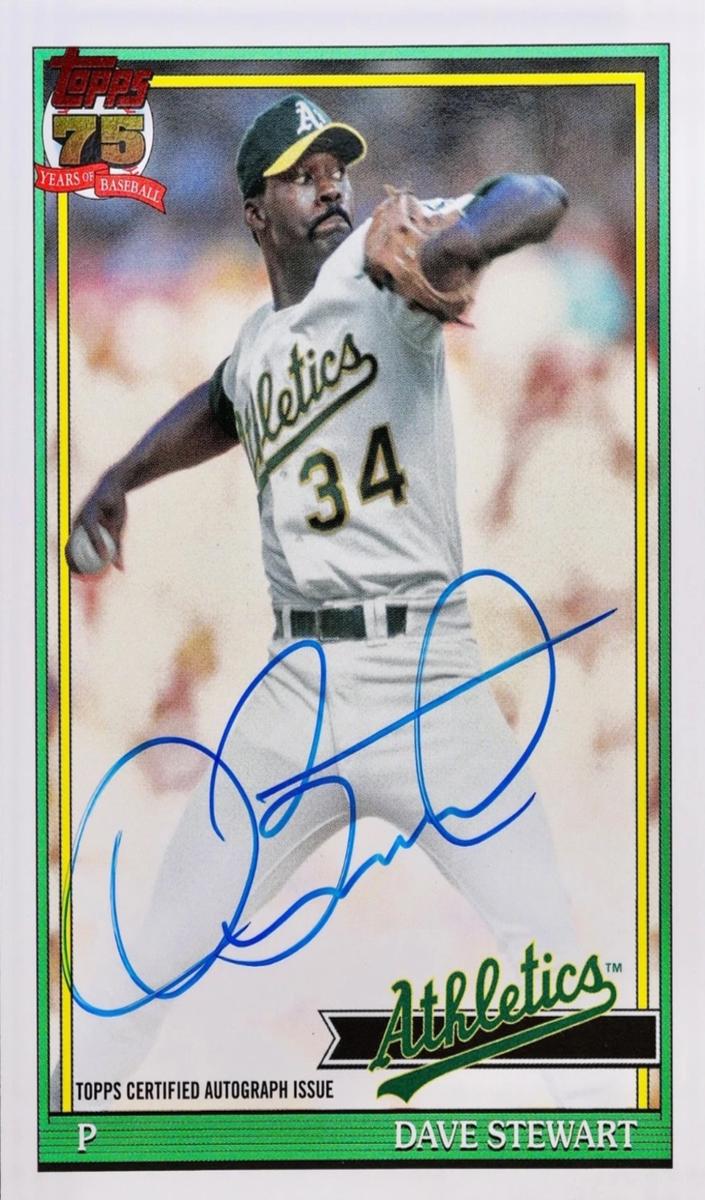 Dave Stewart 2026 Topps Baseball card