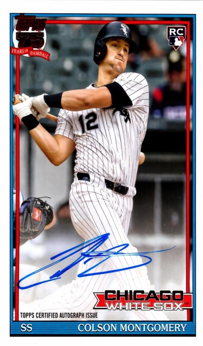 2026 Topps 1991 Autograph Colson Montgomery #91A-COM card