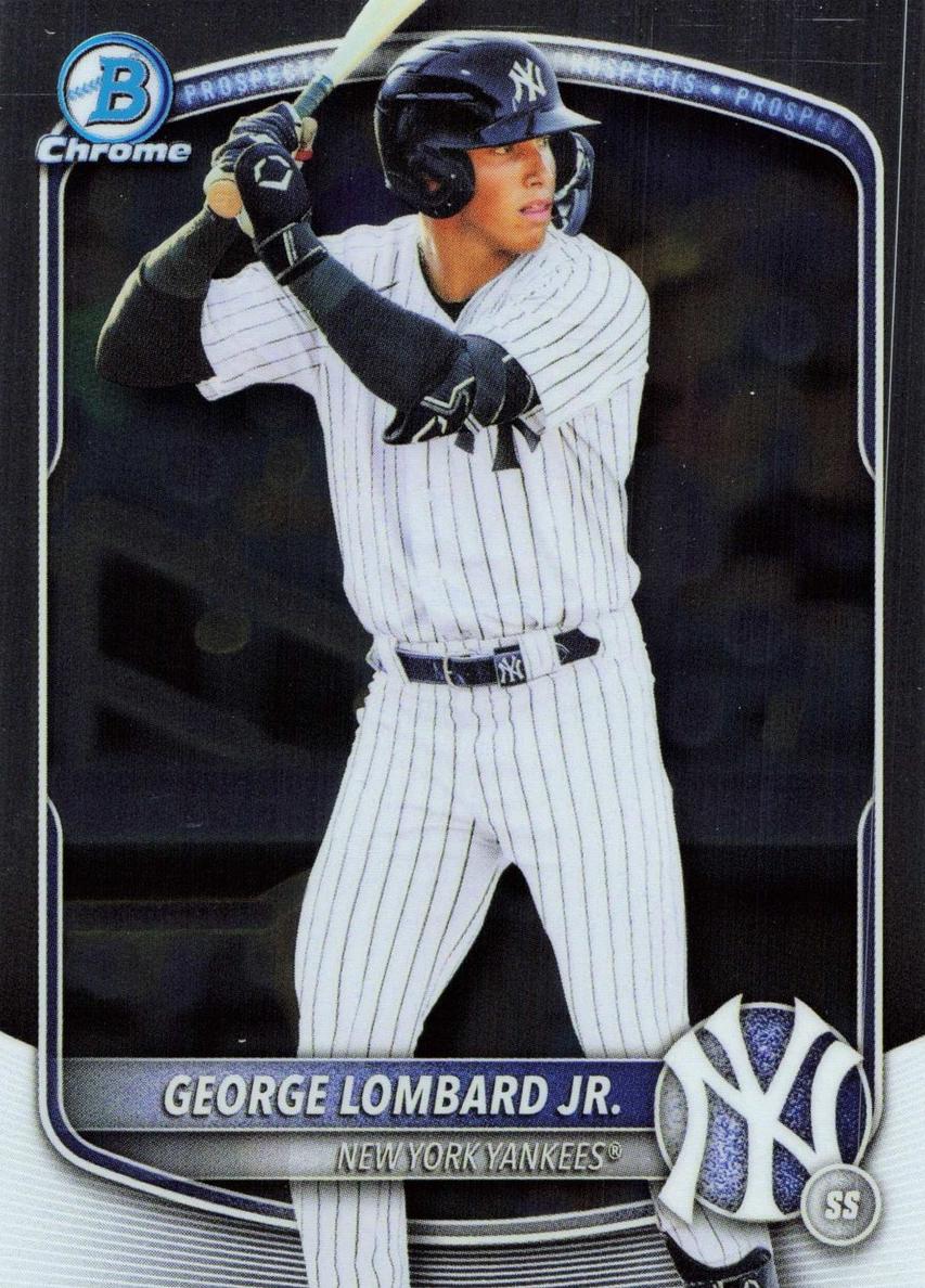 George Lombard Jr. 2025 Bowman Draft Chrome card