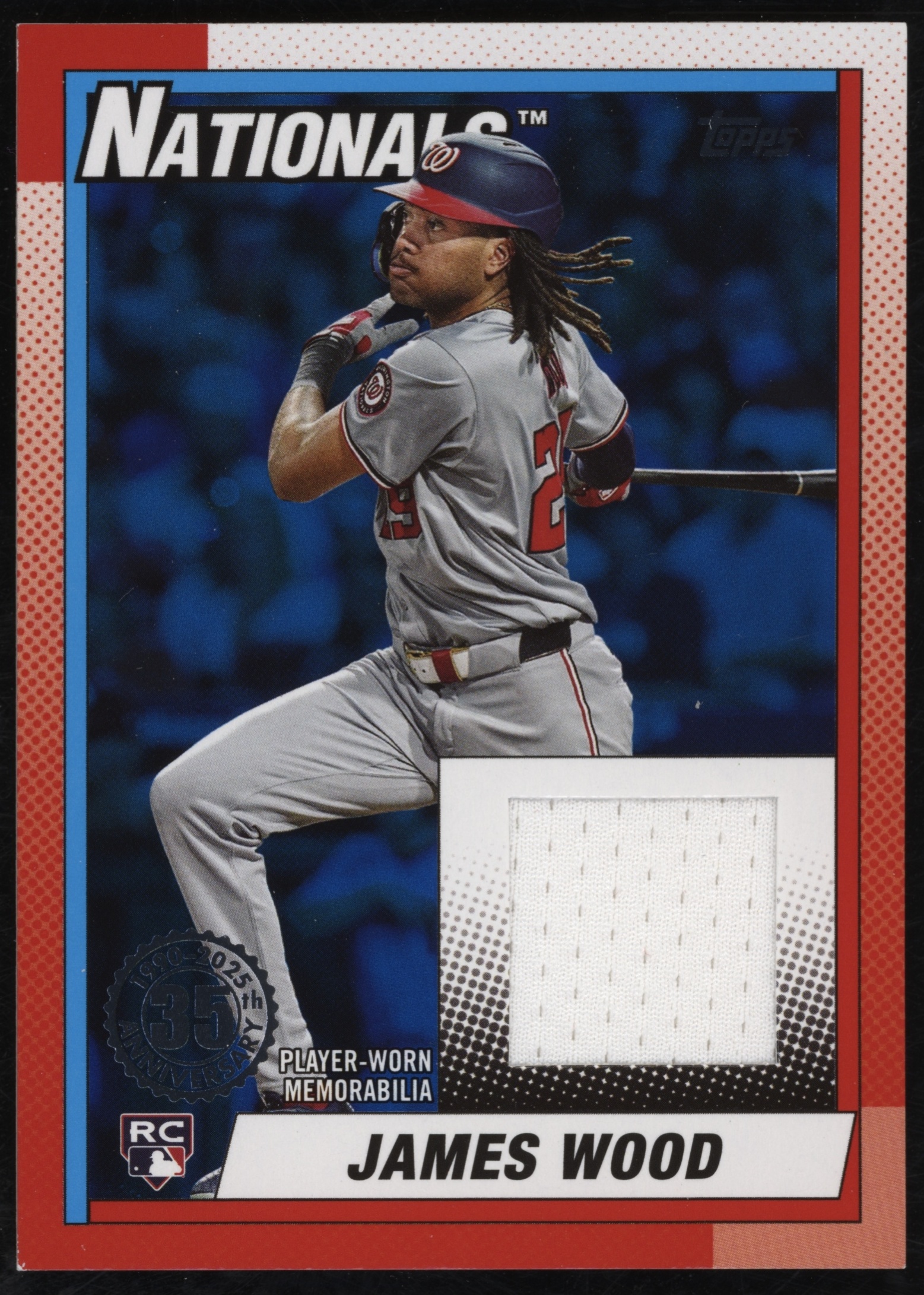 2025 Topps Baseball Blue James Wood #T90R-JWO