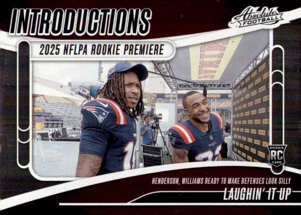2025 Panini Revolution Rookie Autograph TreVeyon Henderson #7 card