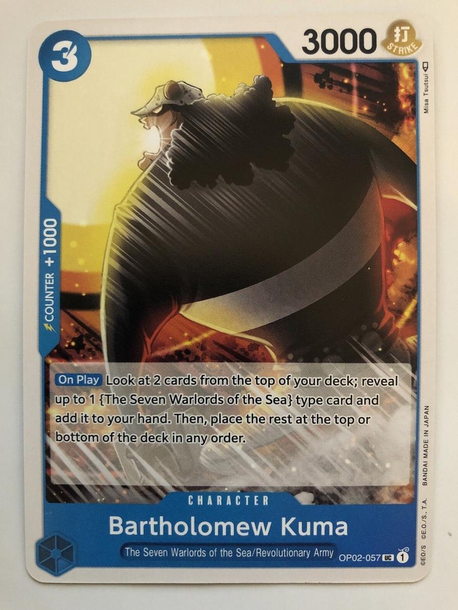 2023 Bartholomew Kuma #OP02-057