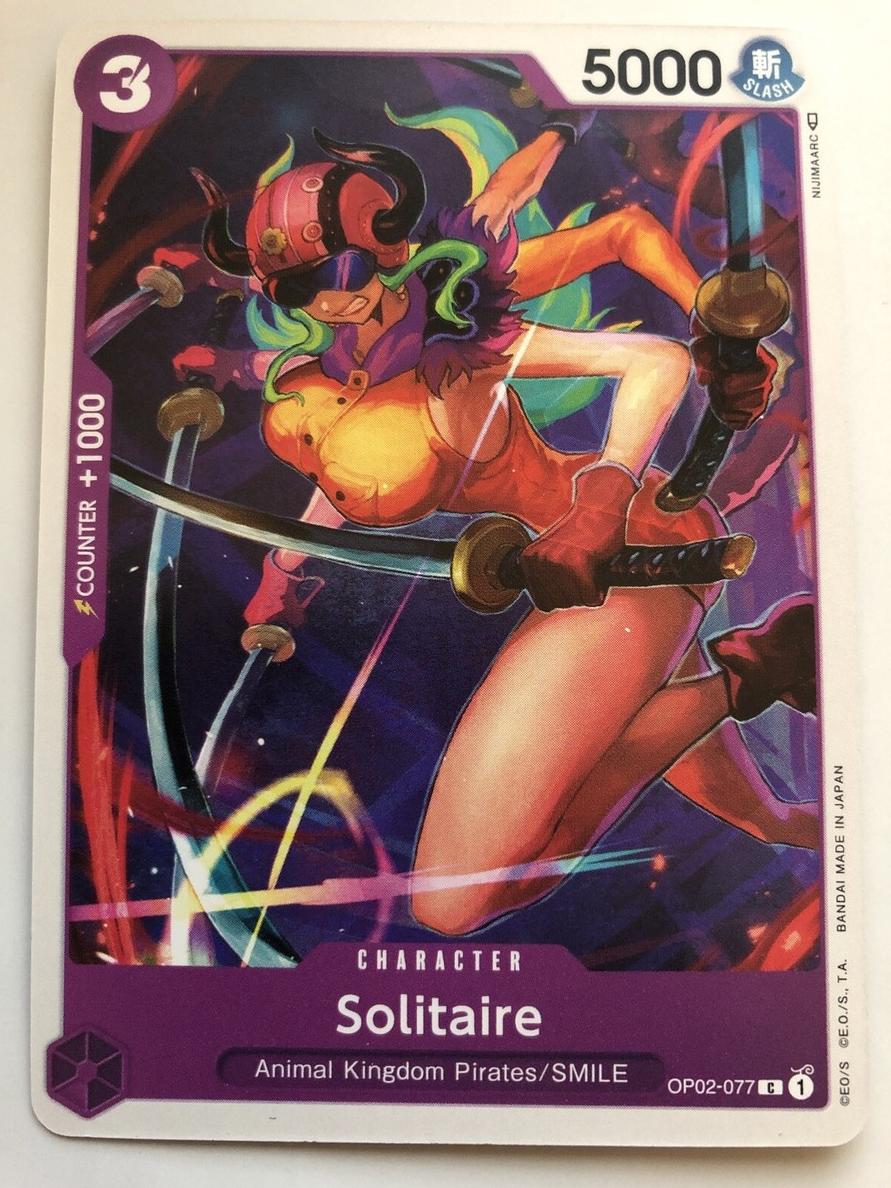 2023 Solitaire #OP02-077
