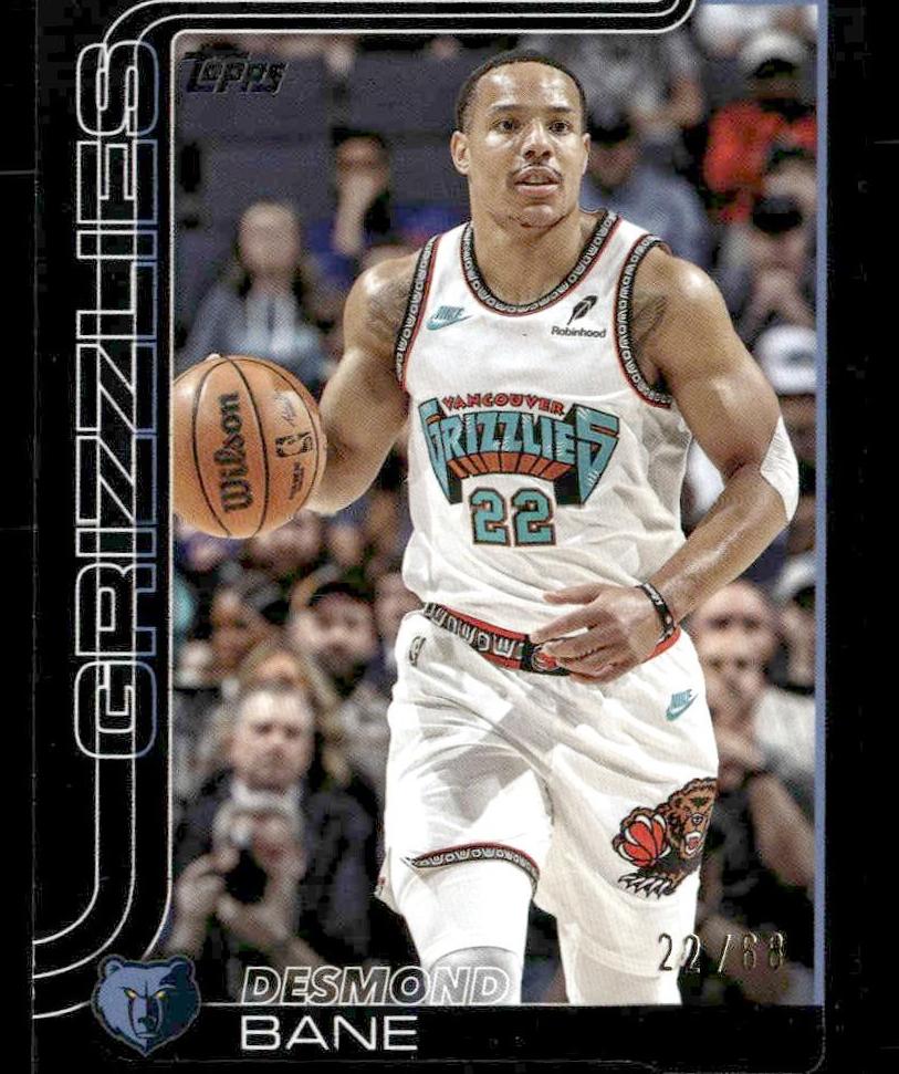 Desmond Bane 2025 Topps Basketball card